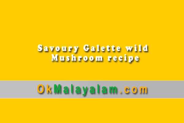 Savoury Galette wild Mushroom recipe